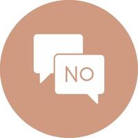Say No Icon Design Symbol vector