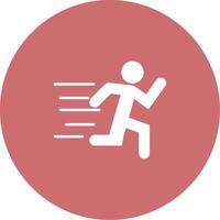 Running Icon Design Symbol vector
