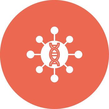 Genomics Icon Design Symbol vector