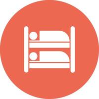 Bunk Bed Icon Design Symbol vector