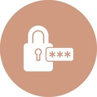 Password Icon Design Symbol vector