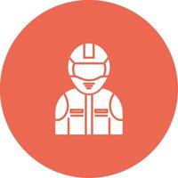 Racer Icon Design Symbol vector
