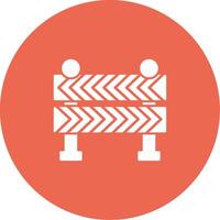 Road Barrier Icon Design Symbol vector