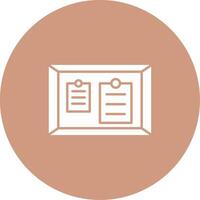 Noticeboard Icon Design Symbol vector