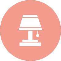 Table Lamp Icon Design Symbol vector