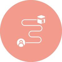 Route Icon Design Symbol vector