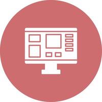 Mood Board Icon Design Symbol vector