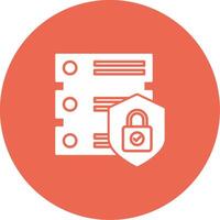 Database Icon Design Symbol vector