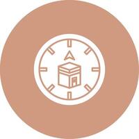 Qibla Icon Design Symbol vector