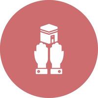 Prayer Icon Design Symbol vector