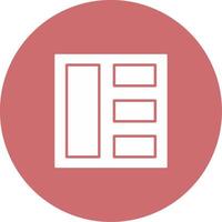 Grid Icon Design Symbol vector
