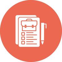 Job Description Icon Design Symbol vector