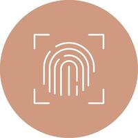 Fingerprint Icon Design Symbol vector