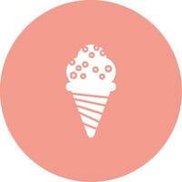 Ice Cream Cone Icon Design Symbol vector