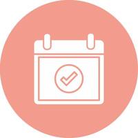Correct Icon Design Symbol vector