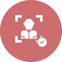 Face Scan Icon Design Symbol vector