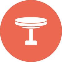 Round Table Icon Design Symbol vector