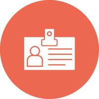 Identification Card Icon Design Symbol vector