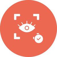 Eye Recognition Icon Design Symbol vector