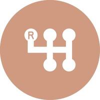 Gearshift Icon Design Symbol vector
