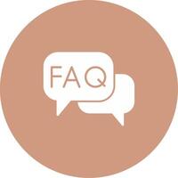 Faq Icon Design Symbol vector