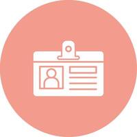 Identification Card Icon Design Symbol vector