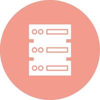 Database Icon Design Symbol vector
