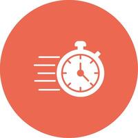 Fast Time Icon Design Symbol vector