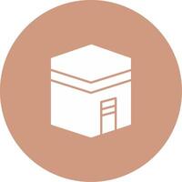 Kaaba Icon Design Symbol vector