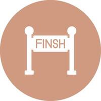 Finish Line Icon Design Symbol vector