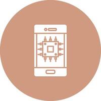 Cpu Icon Design Symbol vector