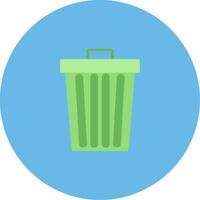 Dustbin Icon Design Symbol vector