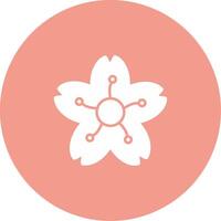 Cherry Blossom Icon Design Symbol vector
