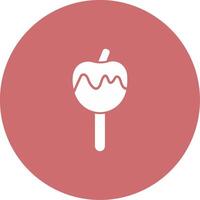 Caramelized Apple Icon Design Symbol vector