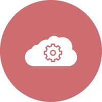 Cloud Storage Icon Design Symbol vector