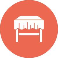 Dining Table Icon Design Symbol vector