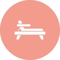 Deck Chair Icon Design Symbol vector