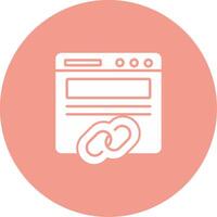 Backlinks Icon Design Symbol vector