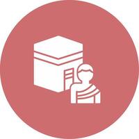 Hajj Icon Design Symbol vector