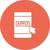 Apply Icon Design Symbol vector
