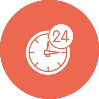 24 Hours Icon Design Symbol vector