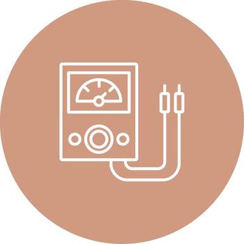 Voltmeter Icon Design Symbol vector