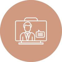 Virtual Assistant Icon Design Symbol vector