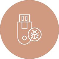 Usb Icon Design Symbol vector