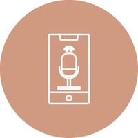Voice Control Icon Design Symbol vector