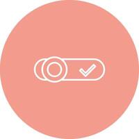 Toggle Icon Design Symbol vector