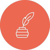Quill Icon Design Symbol vector