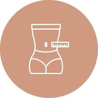Waist Icon Design Symbol vector