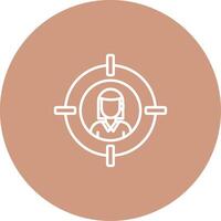 Target Icon Design Symbol vector