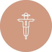 Scarecrow Icon Design Symbol vector